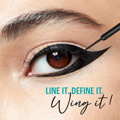 Lakme Eyeconic Liquid Eye Liner, Black, Long Lasting Matte Waterproof Liner - Smudge Proof, Transfer Proof Eye Makeup for 24 hrs, 4.5 ml  from LAKMÉ