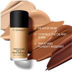 MeeTo Poreless Flawless Liquid Semi-Matte Foundation Makeup, Lightweight & Full Coverage, Hydrating Cream Concealer for Dark Circles and Blemishes, Improves Uneven Skin Tone, Creamy Beige Color, 40ml  from MeeTo