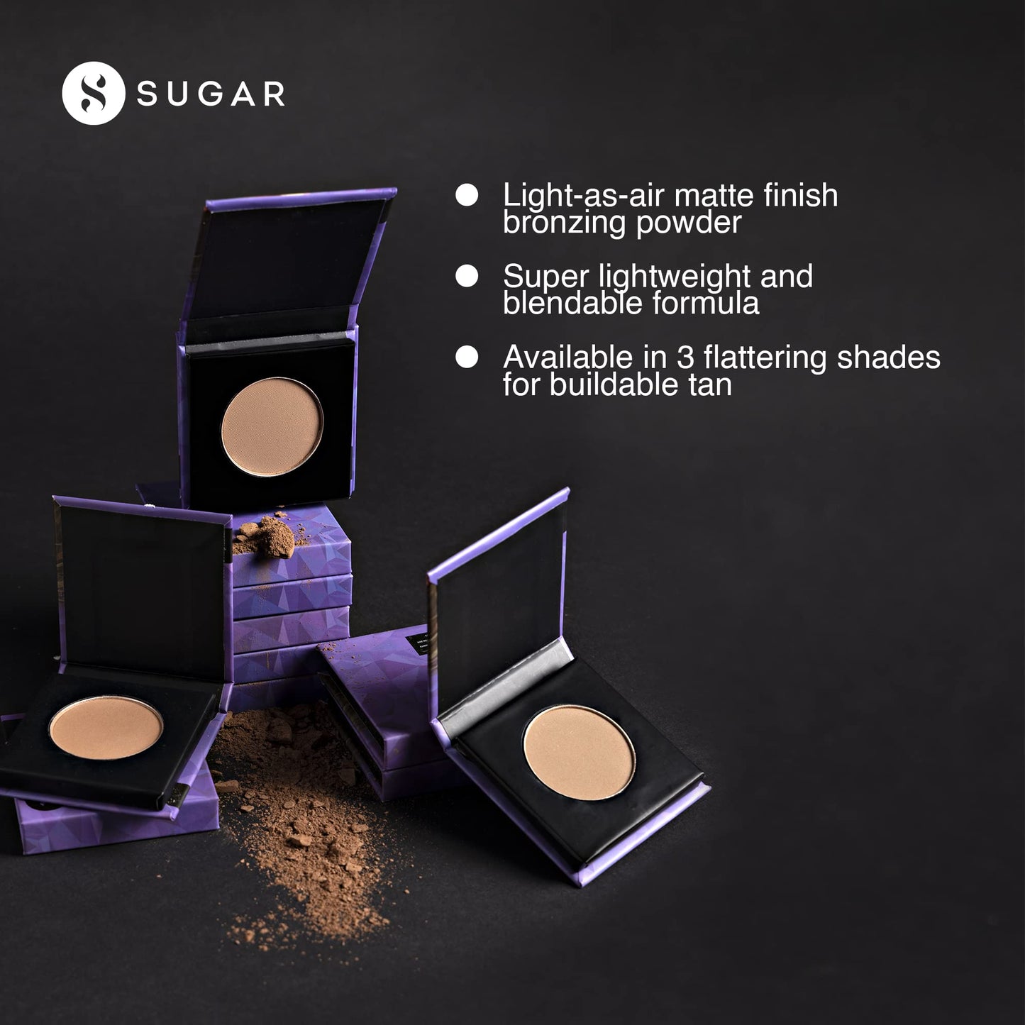 SUGAR Cosmetics Contour De Force Mini Bronzer - 02 Woody Wonder (Warm Brown)  from SUGAR Cosmetics