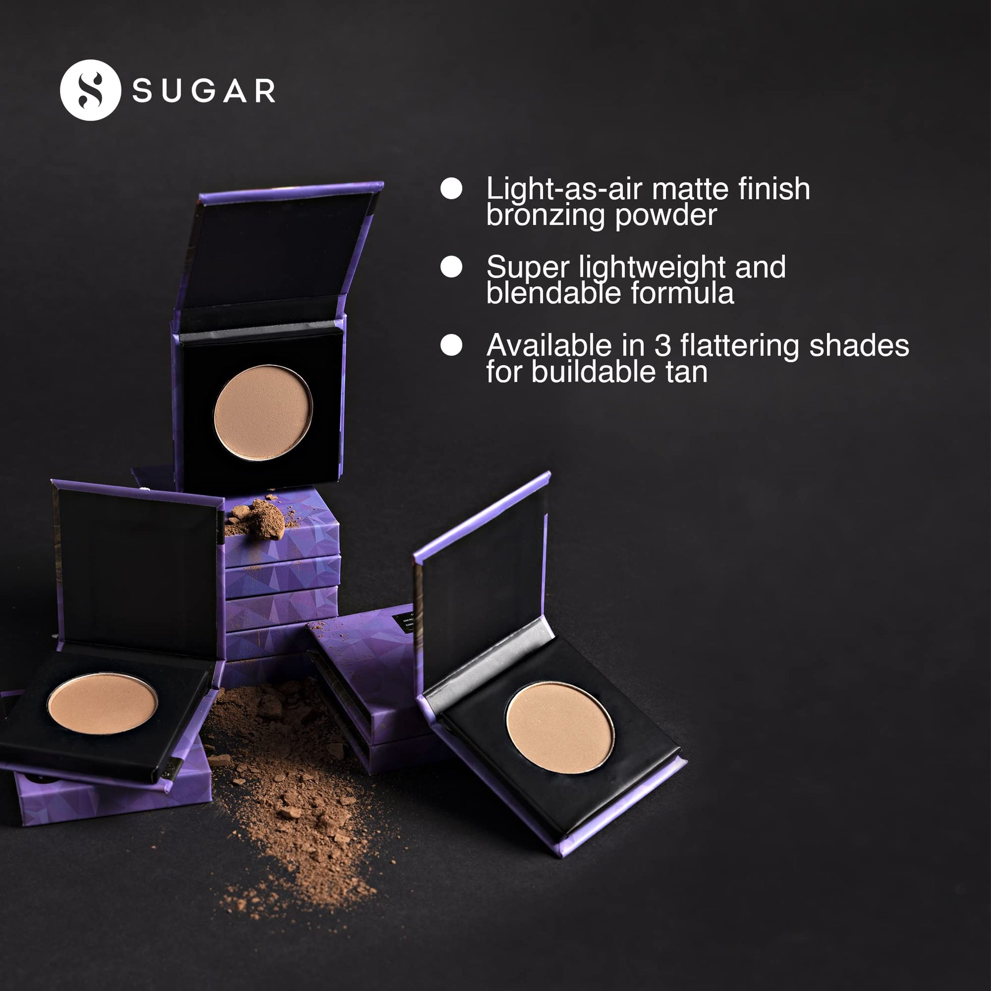 SUGAR Cosmetics Contour De Force Mini Bronzer - 02 Woody Wonder (Warm Brown)  from SUGAR Cosmetics
