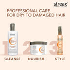 Streax Professional Vitariche Care Repair Max Hair Serum For Men & Women | Helps Repair & Rejuvenate Dry & Damaged Hair | Provides Softer, Nourished & Healthier Hair | For Dry To Damaged Hair, 100 ml  from Streax Professional