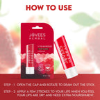 Jovees Herbal Strawberry High Gloss Lip Balm | With Vitamin E | 24 hour Moisture | Gives soft and smooth lips 5g  from JOVEES