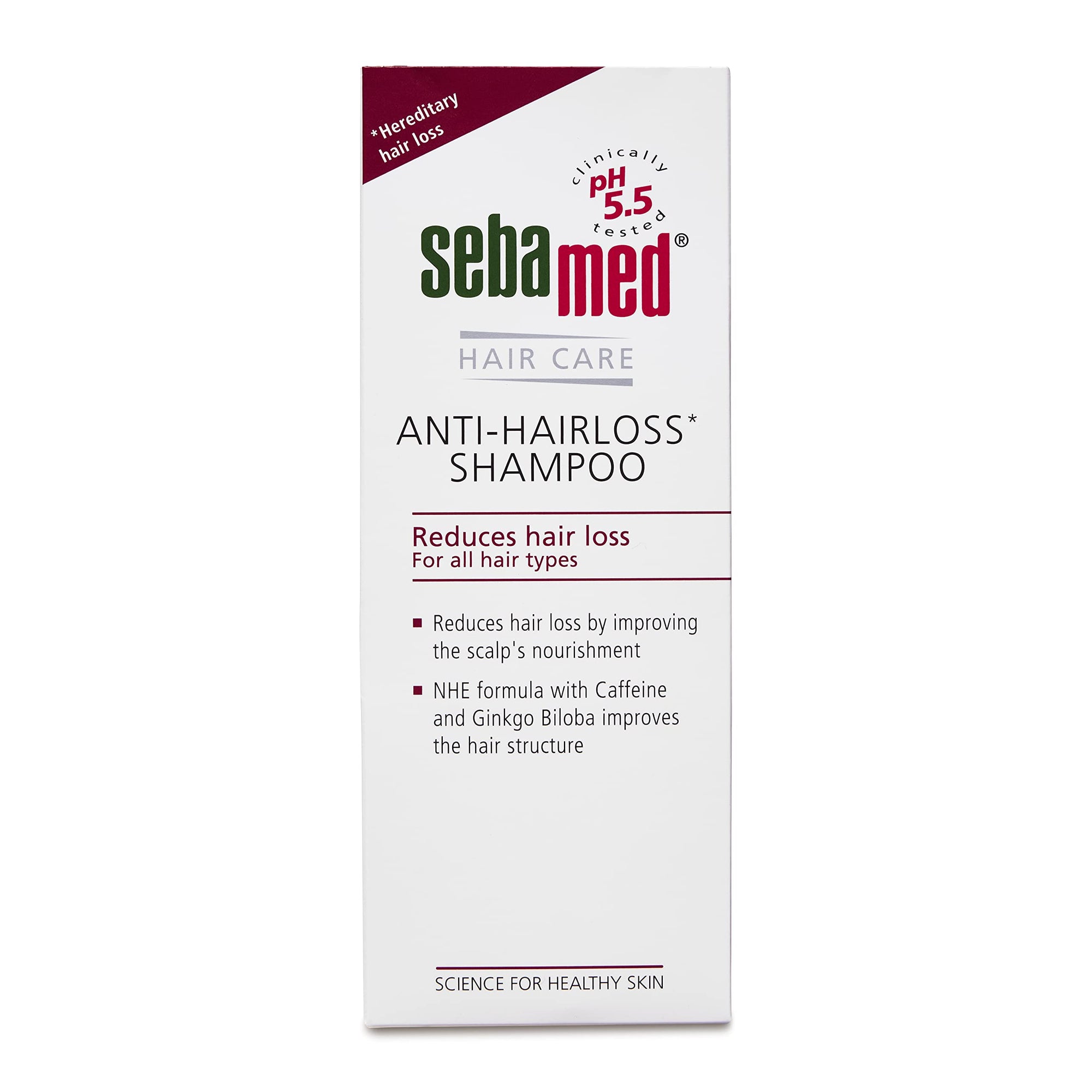 Sebamed Anti- Hairloss Shampoo 200Ml|Ph 5.5|Reduces Hairloss|Caffeine&Gingko Biloba|All Hair Types  from SebaMed