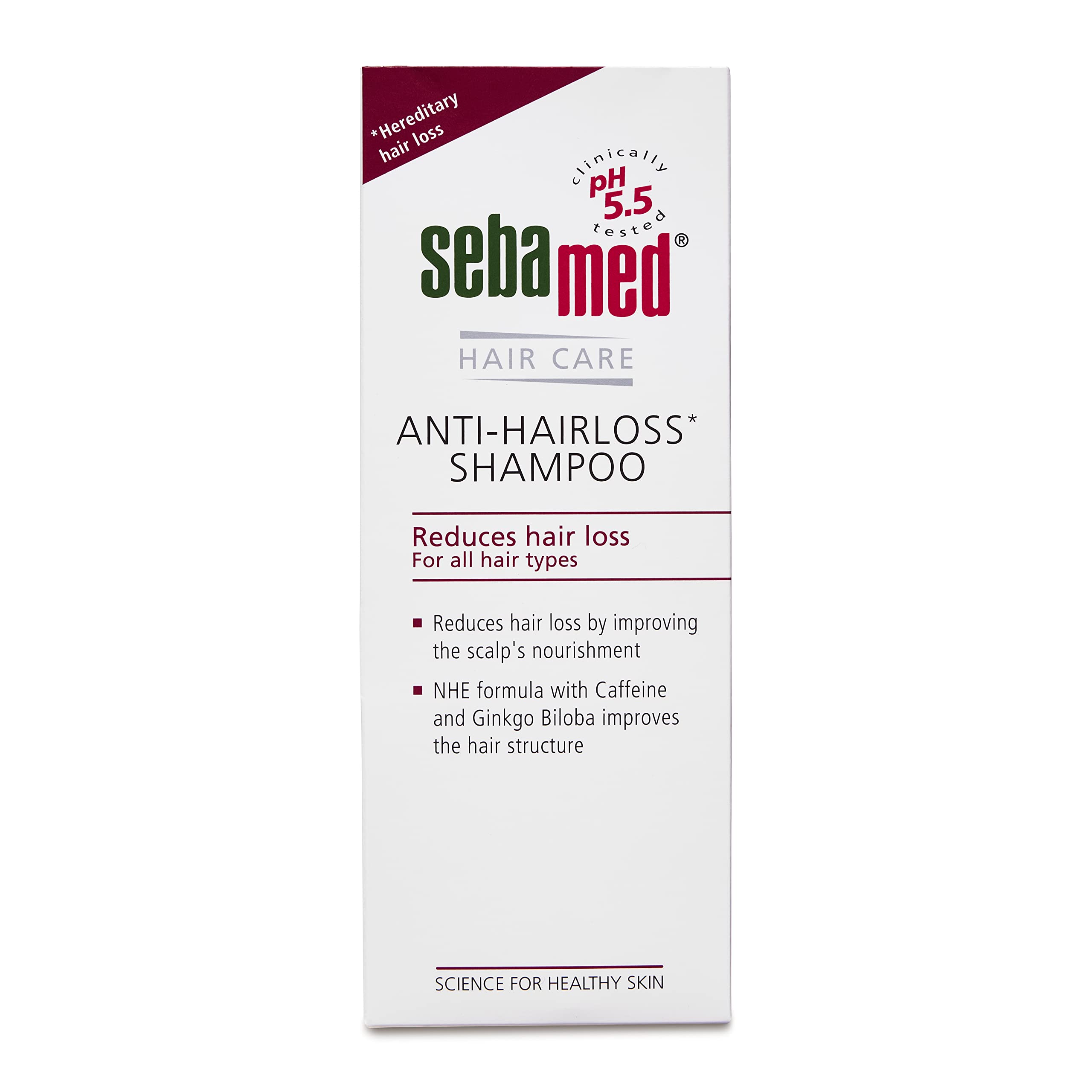 Sebamed Anti- Hairloss Shampoo 200Ml|Ph 5.5|Reduces Hairloss|Caffeine&Gingko Biloba|All Hair Types  from SebaMed