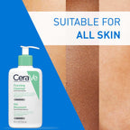 CeraVe Foaming Cleanser For Normal To Oily Skin (236ml) - Dermatologist-Developed Facewash | Non-Comedogenic And Fragrance-Free Cleansers For Acne-Prone Skin cleansing foam from cerave
