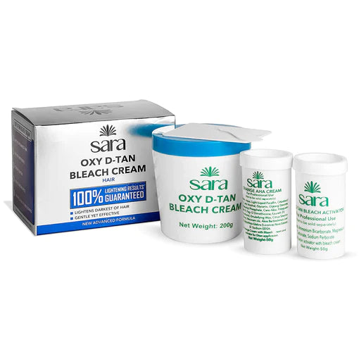 SARA Oxy D-TAN® Bleach Cream, 300 gm Bleach from SARA BEAUTY