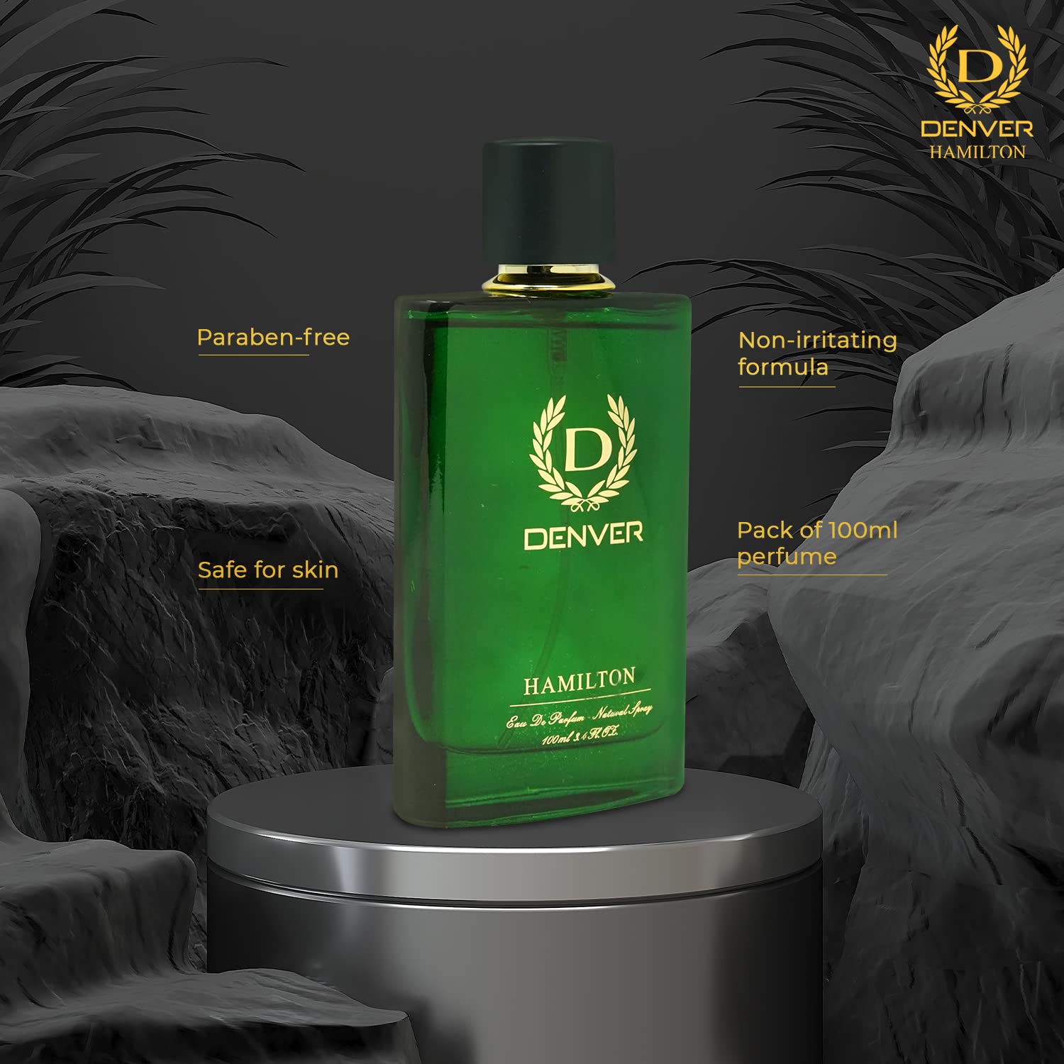 DENVER Hamilton Perfume - 100ML | Long Lasting Perfume Body Scent for Men  from Denver