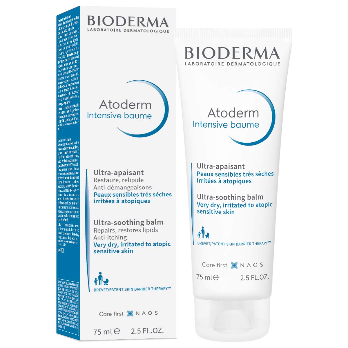 Bioderma Atoderm Intensive Ultra-soothing Baume - Moisturizer for Very dry Sensitive to Atopic Skin, 75ml Moisturizer from Bioderma