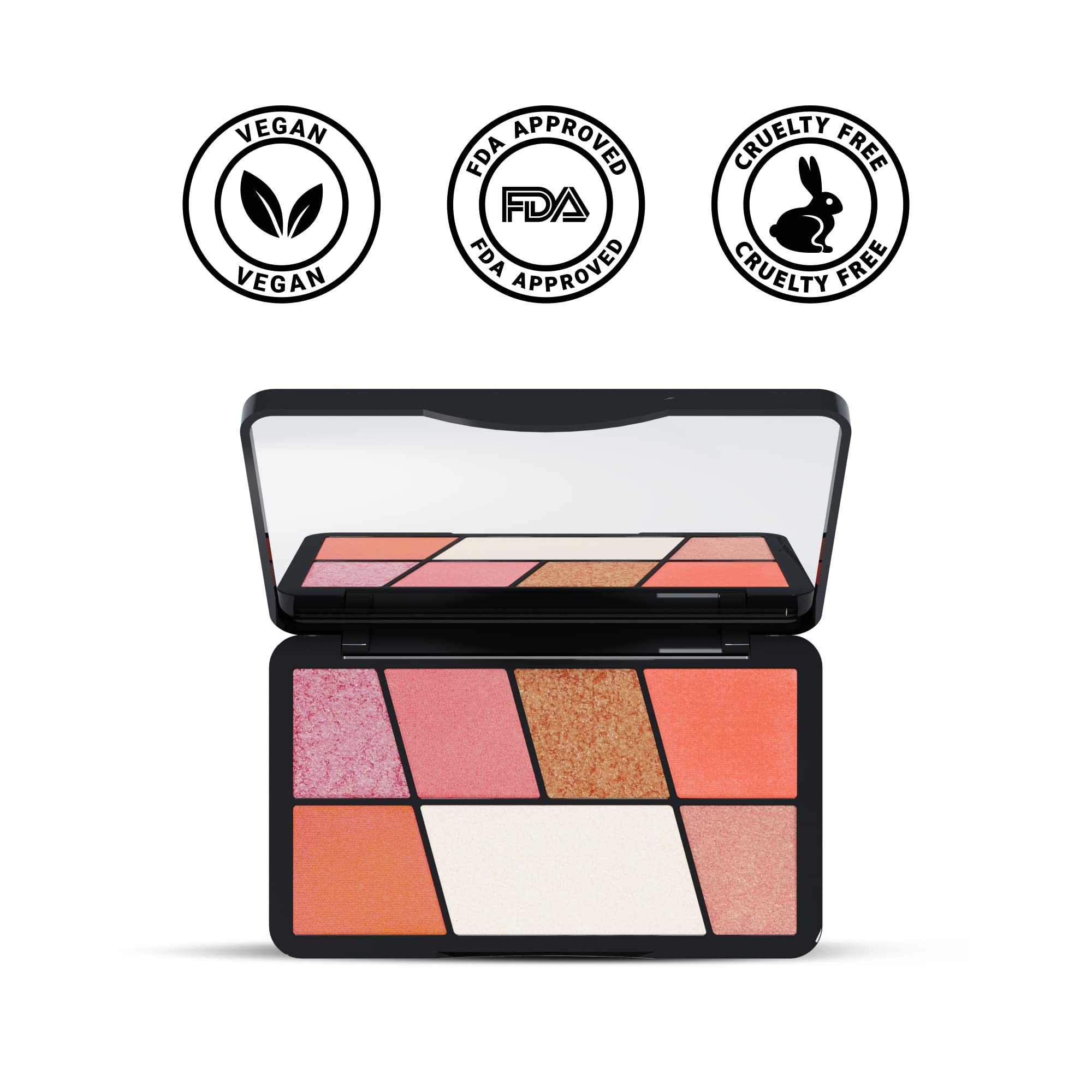RENEE Eyeshadow Palette, Long Lasting, High Pigmented Multicolor Eye Makeup with Mattes & Shimmers, Bloom Hour, 15gm  from RENEE