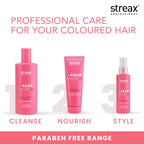 Streax Professional Argan Secrets MOISTURISING Shampoo for Women | Enriched with Argan Oil & UV Filter | Enhances Colour Retention | Cleanses & Nourishes Hair 300ml  from Streax Professional