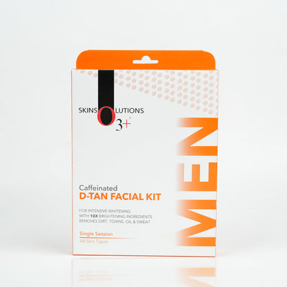 O3+ Caffeinated D-Tan Facial Kit for removing dirt toxins oil and sweat single session for All Skin Types 40 GM  from O3+