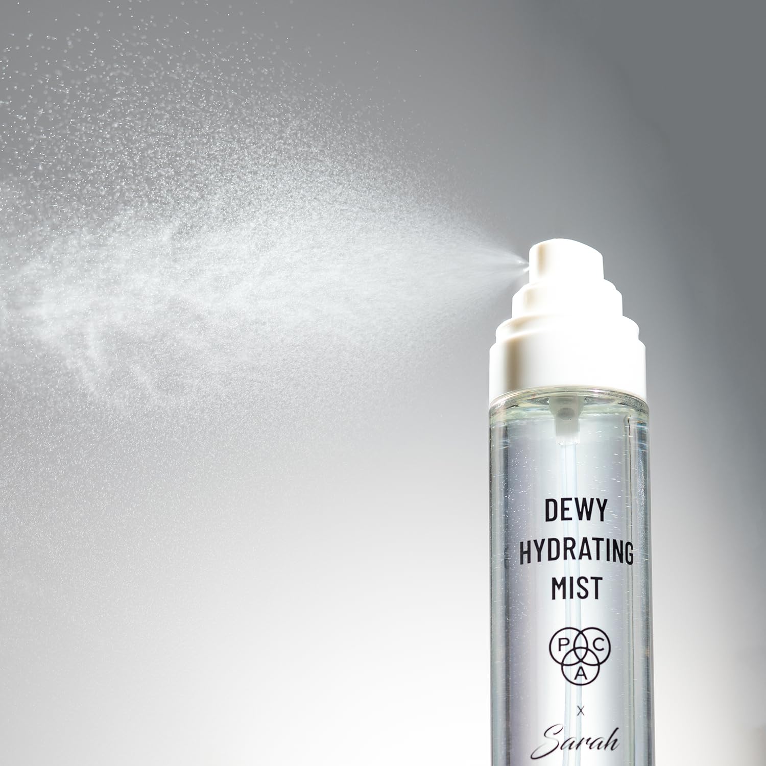 PAC X Sarah Dewy Hydrating Mist for Face Makeup | Long-Lasting & Lightweight Spray for Dew Kissed Glow | For Instant Hydration | Cruelty-Free & Vegan | Dermatologically Tested | 100 ml  from PAC