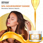 Streax Professional Spa Nourishment Hair Masque For Women | Normal To Dry Hair | Enriched With Honey & Vitamin E | Conditions, Softens & Detangles Hair | Reveals Softer, Smoother & Shinier Hair, 200 g  from Streax