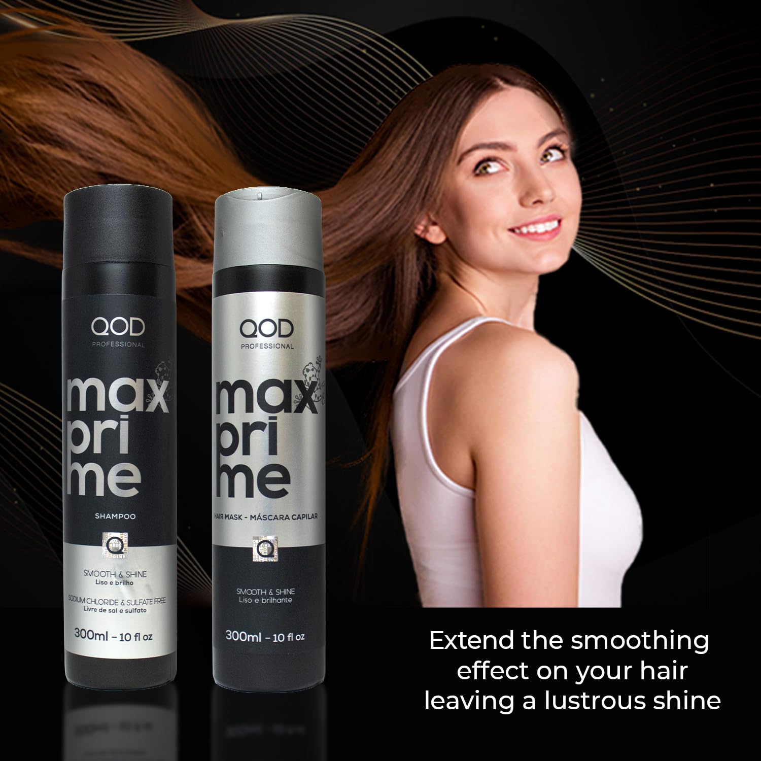 Qod Professional Max Prime After Treatment Shampoo & Hair Mask 300Ml | Sulphate Free | Sodium Chloride Free  from QOD