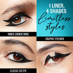 Lakme Eyeconic Liquid Eye Liner, Black, Long Lasting Matte Waterproof Liner - Smudge Proof, Transfer Proof Eye Makeup for 24 hrs, 4.5 ml  from LAKMÉ