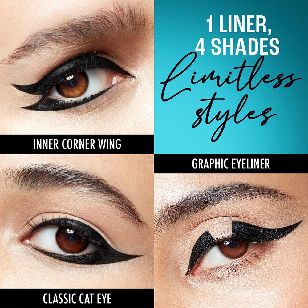 Lakme Eyeconic Liquid Eye Liner, Black, Long Lasting Matte Waterproof Liner - Smudge Proof, Transfer Proof Eye Makeup for 24 hrs, 4.5 ml  from LAKMÉ