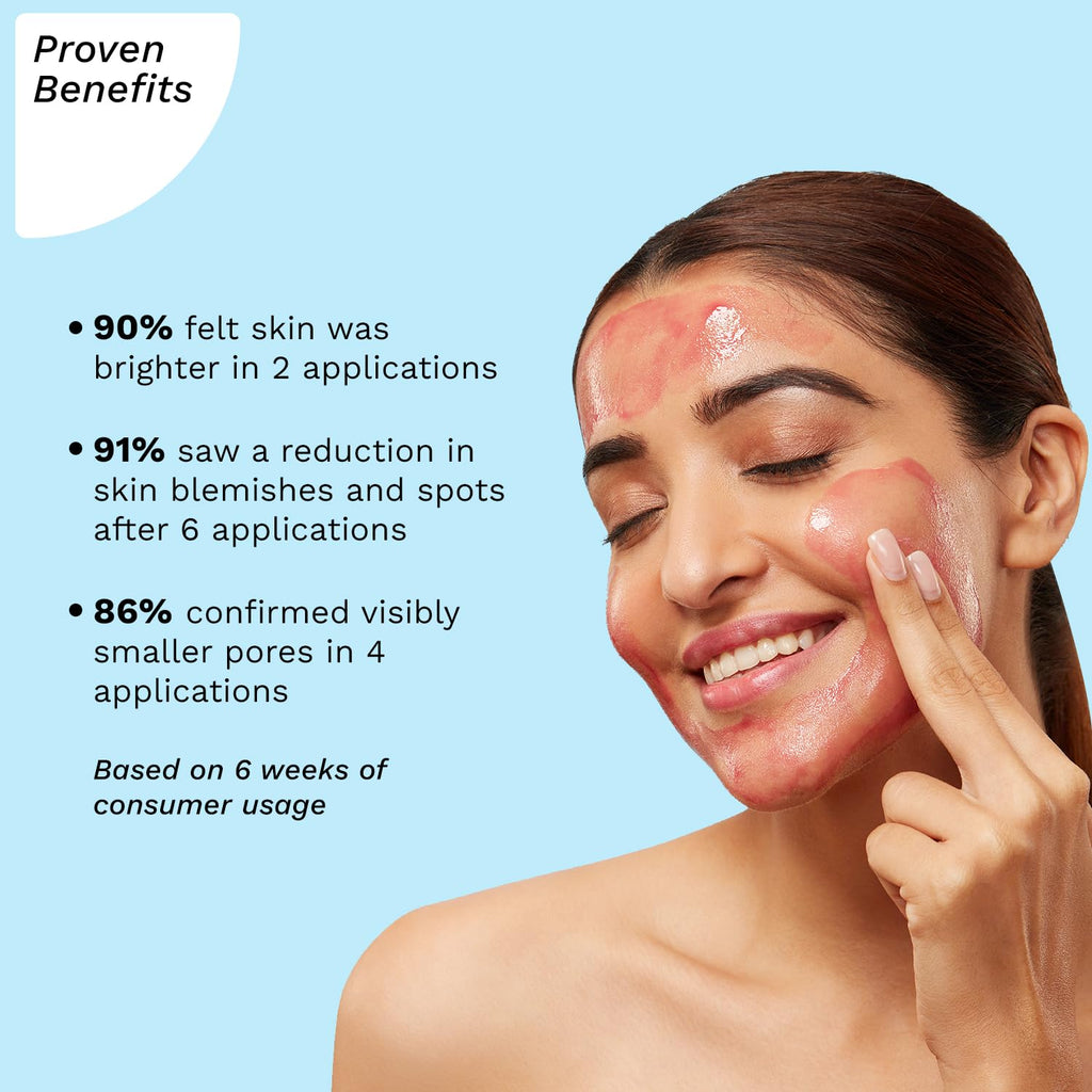 Pilgrim 25% AHA + 2% BHA + 5% PHA Peeling Solution for Face | 10-Minute Facial | Chemical peel for face for glowing skin | Exfoliating serum| Men & Women | At-home facial | 30ml peeling solution from pilgrim