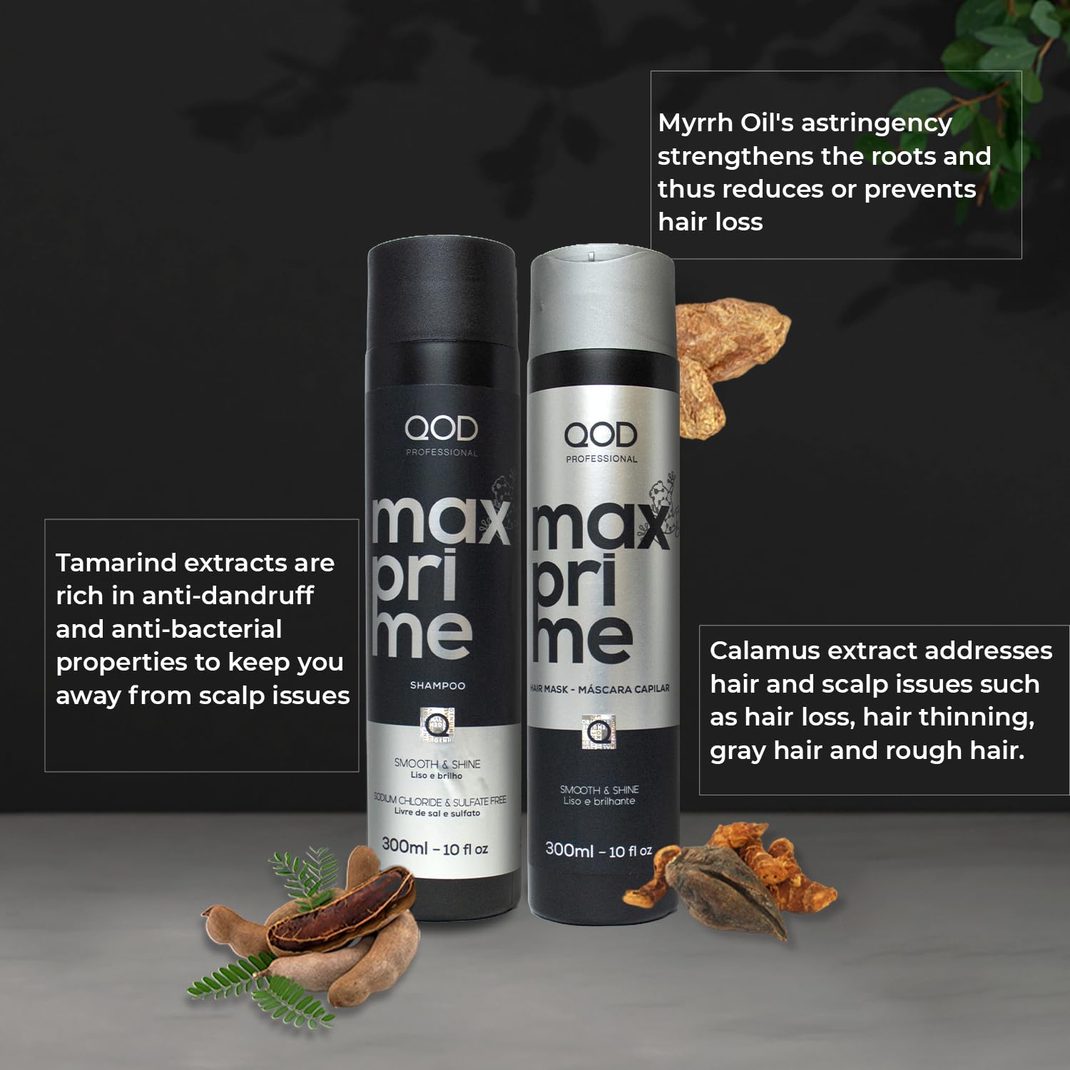 Qod Professional Max Prime After Treatment Shampoo & Hair Mask 300Ml | Sulphate Free | Sodium Chloride Free  from QOD