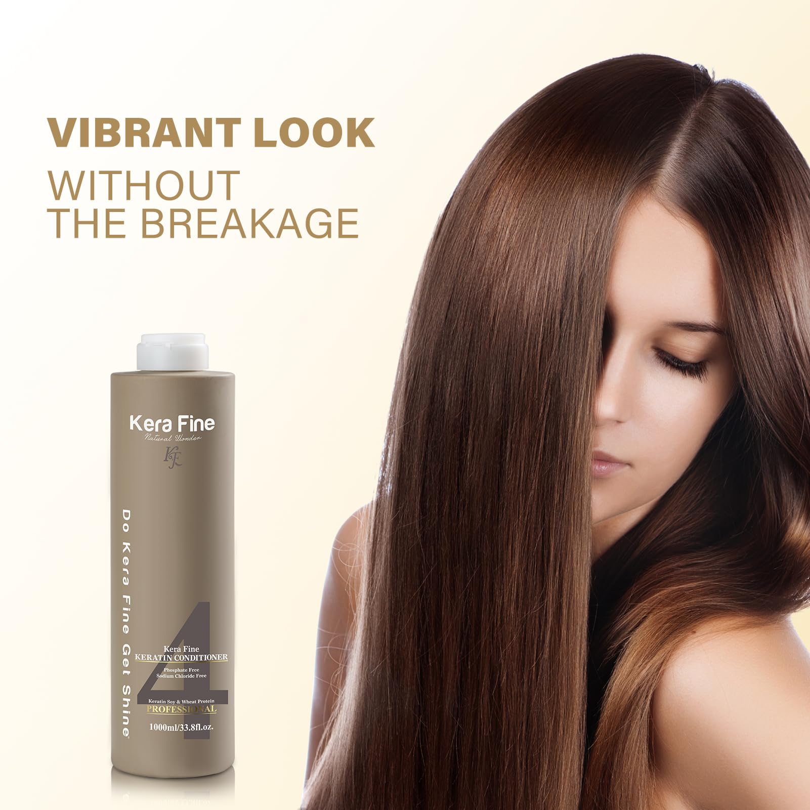 KERA FINE KERATIN CONDITIONER | 1000ML | SALFATES FREE | PARABEN FREE | PHOSPHATE FREE, SODIUM CHLORIDE FREE | KERATIN SOY & WHEAT PROTEIN | PROFESSIONAL USE  from KERA FINE KF