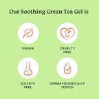 Foxtale Essentials Green Tea Oil-Free Gel Moisturizer for Face | Hyaluronic Acid, Niacinamide, Betaine | Hydrates, Brightens and Prevents Acne | Lightweight for Oily, Acne-Prone Skin | Men & Women - 50g  from FoxTale
