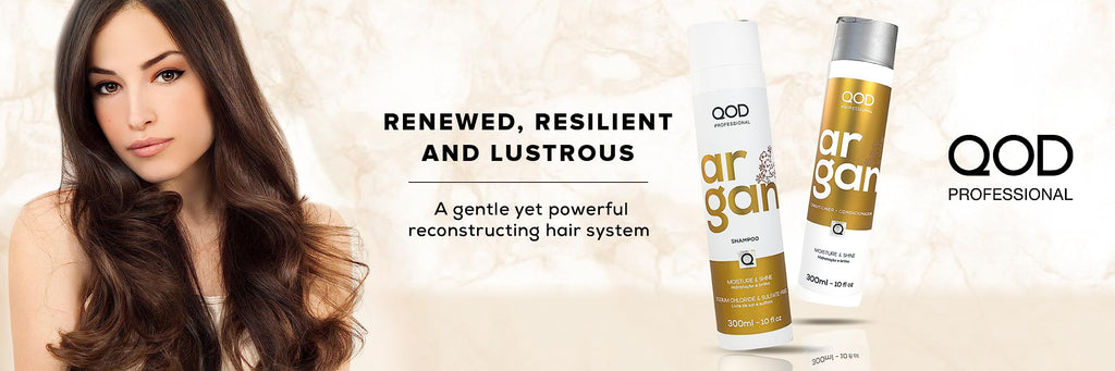 QOD Professional Argan Shampoo & Conditioner – 300ml (Combo of 2) | Sulphate free | Sodium Chloride free  from QOD