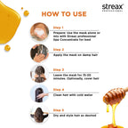 Streax Professional Spa Nourishment Hair Masque For Women | Normal To Dry Hair | Enriched With Honey & Vitamin E | Conditions, Softens & Detangles Hair | Reveals Softer, Smoother & Shinier Hair, 200 g  from Streax