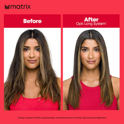 MATRIX Opti Long Professional Shampoo |For healthy, long hair with nourished lengths and split ends protection | With Ceramide | For Long hair | Paraben Free - 200ml  from Matrix