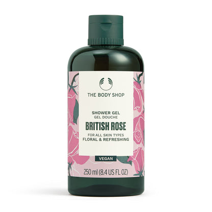 The Body Shop Vegan British Rose Shower Gel, 250 Ml Shower Gel from HAVIN