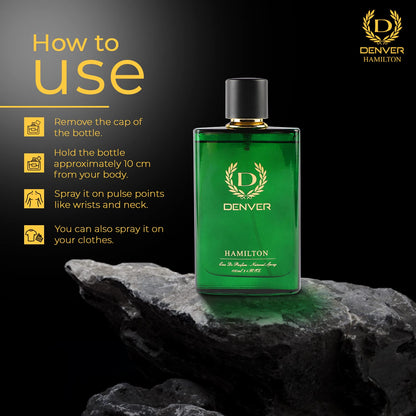 DENVER Hamilton Perfume - 100ML | Long Lasting Perfume Body Scent for Men  from Denver
