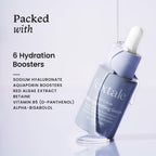 Foxtale Hyaluronic Acid Serum for Plump, Glowing Skin with Vitamin B5, Betaine | Intense 24-Hour Hydration, Brightening | Reduction in Fine Lines & Inflammation | For Dry, Sensitive Skin | Men & Women - 30 ml  from FoxTale