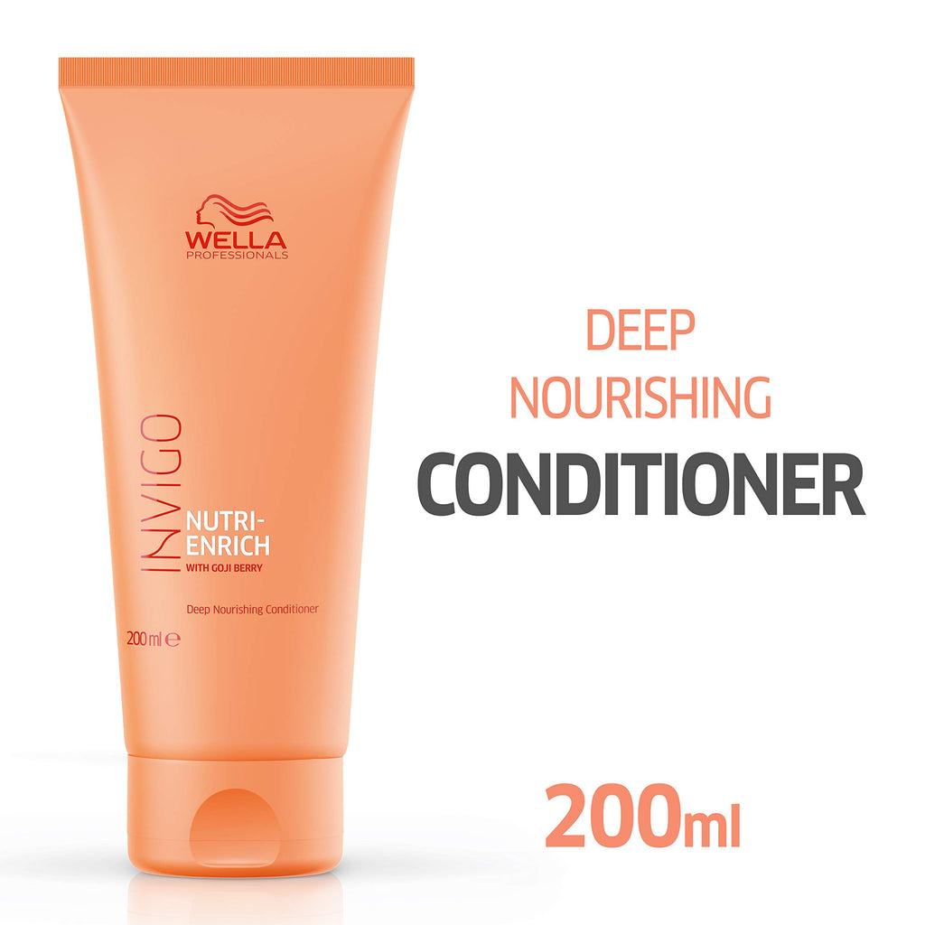 WELLA Professionals Invigo Nutri Enrich Deep Nourishing Shampoo 250Ml And Conditioner 200Ml Duo For Dry And Damaged Hair,2 Count  from Wella