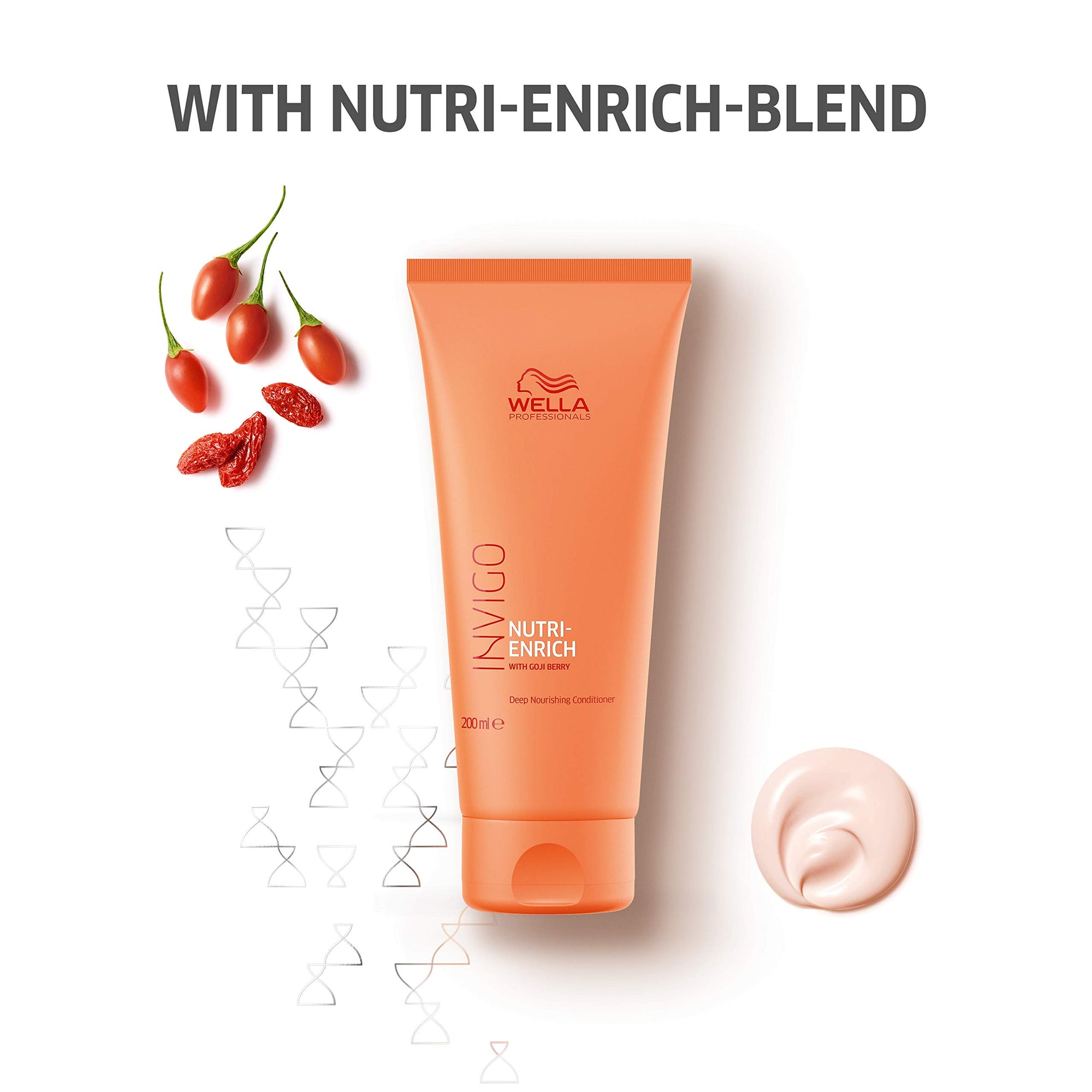 WELLA Professionals Invigo Nutri Enrich Deep Nourishing Shampoo 250Ml And Conditioner 200Ml Duo For Dry And Damaged Hair,2 Count  from Wella
