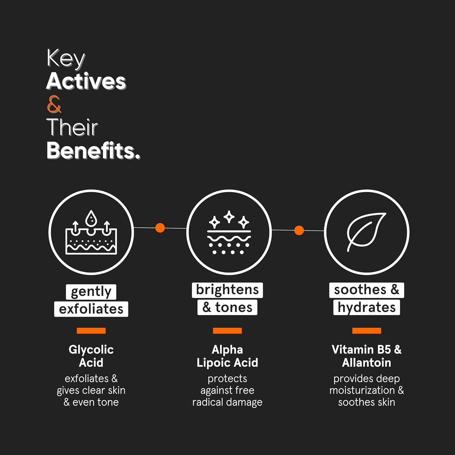 Minimalist 7% ALA + Glycolic Brightening Face Wash | Cleanser with ALA For Glowing Skin, AHA for Exfoliation and Vitamin B5 For Hydration | Sulphate-free | Fragrance-free | For Women & Men | 100 ml