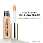 PAC Spotlight Liquid Concealer - Full Coverage Self Setting Creaseproof Formula