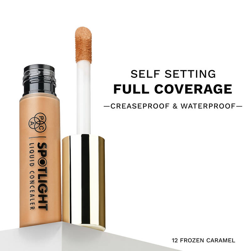 PAC Spotlight Liquid Concealer - Full Coverage Self Setting Creaseproof Formula