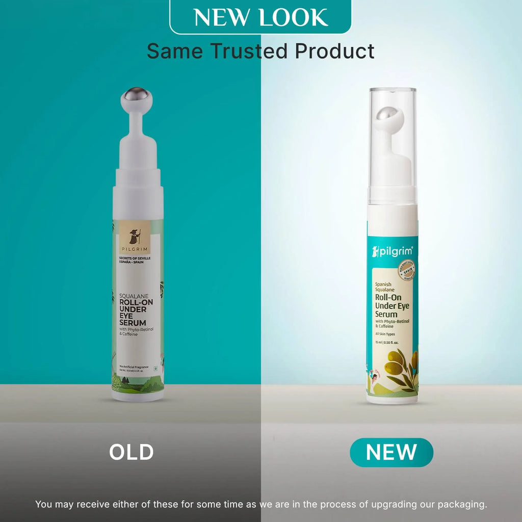 Pilgrim Squalane Roll-On Under Eye Serum | All skin type | 15ml