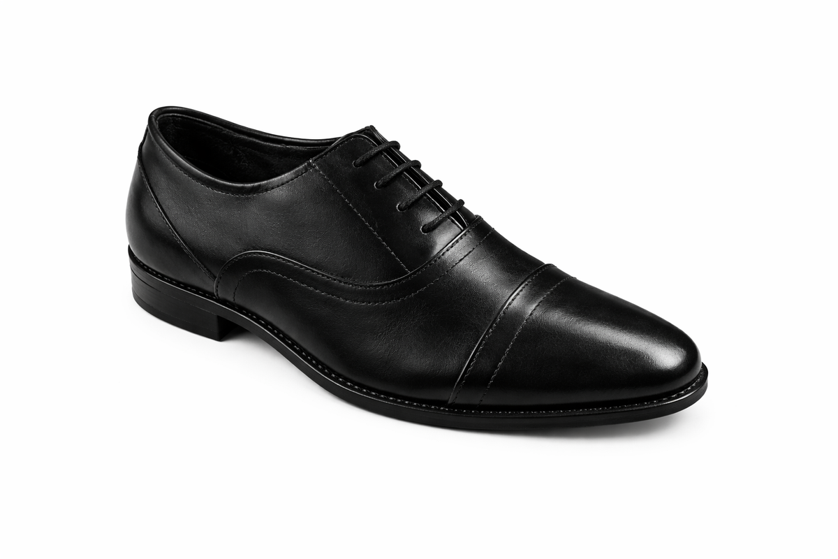 Trueman's London Men’s Cap Toe Oxford Shoes | Crust Leather