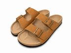 Trueman's London Men’s Double Strap Sandals | Vegan Leather