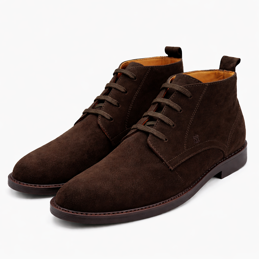 Trueman's London Men’s Chukka Boots | Suede Leather