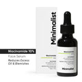 Minimalist 10% Niacinamide Face Serum With Matmarine + Zinc For Reducing Oil & Blemishes (30ml)