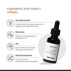 Minimalist 10% Niacinamide Face Serum With Matmarine + Zinc For Reducing Oil & Blemishes (30ml)