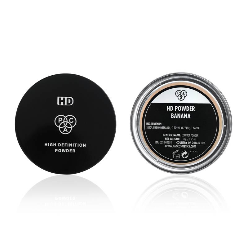 PAC HD Powder - Absorbs Oil & Shine, Ultra Blurring Matte Finish, Prevents Flashbacks