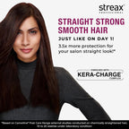 Streax Professional Canvoline Straightening Post Care Conditioner for Women's | Enriched with KeraCharge Complex | Anti Frizzy & Hair Breakage | Tangle Free Hair | Sulphate & Paraben free | 240 gm conditioner from strex