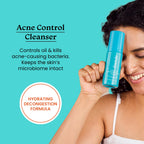 Foxtale 2% Salicylic Acid Face Wash for Oily & Acne Prone Skin with Niacinamide, Hyaluronic Acid | Anti Acne Cleanser for Oil Control | Reduces Pimples and Breakouts | Men & Women- 100 ml  from FoxTale