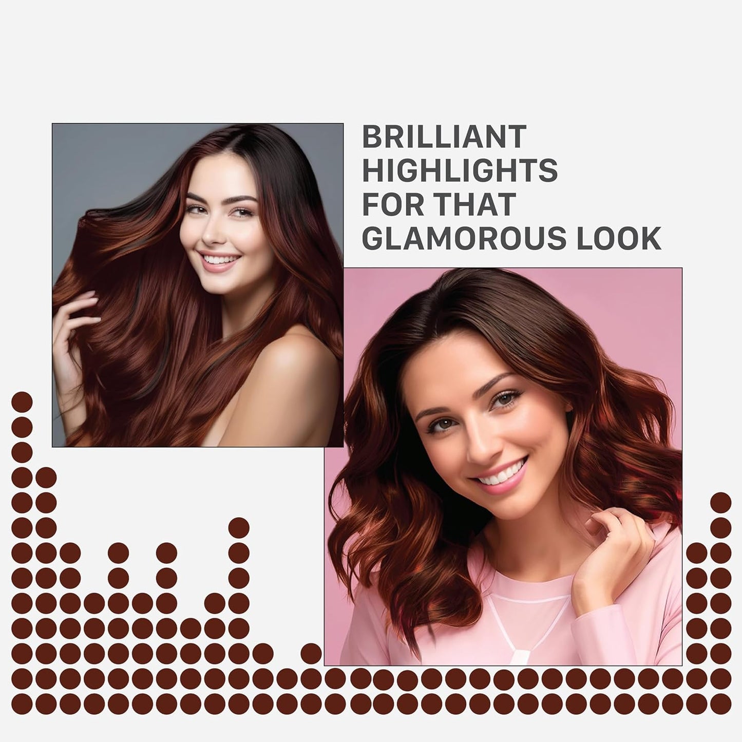 Streax Hair Colour Highlight Kit | Brown Hair Colour, Latte Brown - Pack of 1 I Enriched with Walnut & Argan Oil I Hair Colour for Women | Rich, vibrant, Easy to use, DIY Application  from Streax