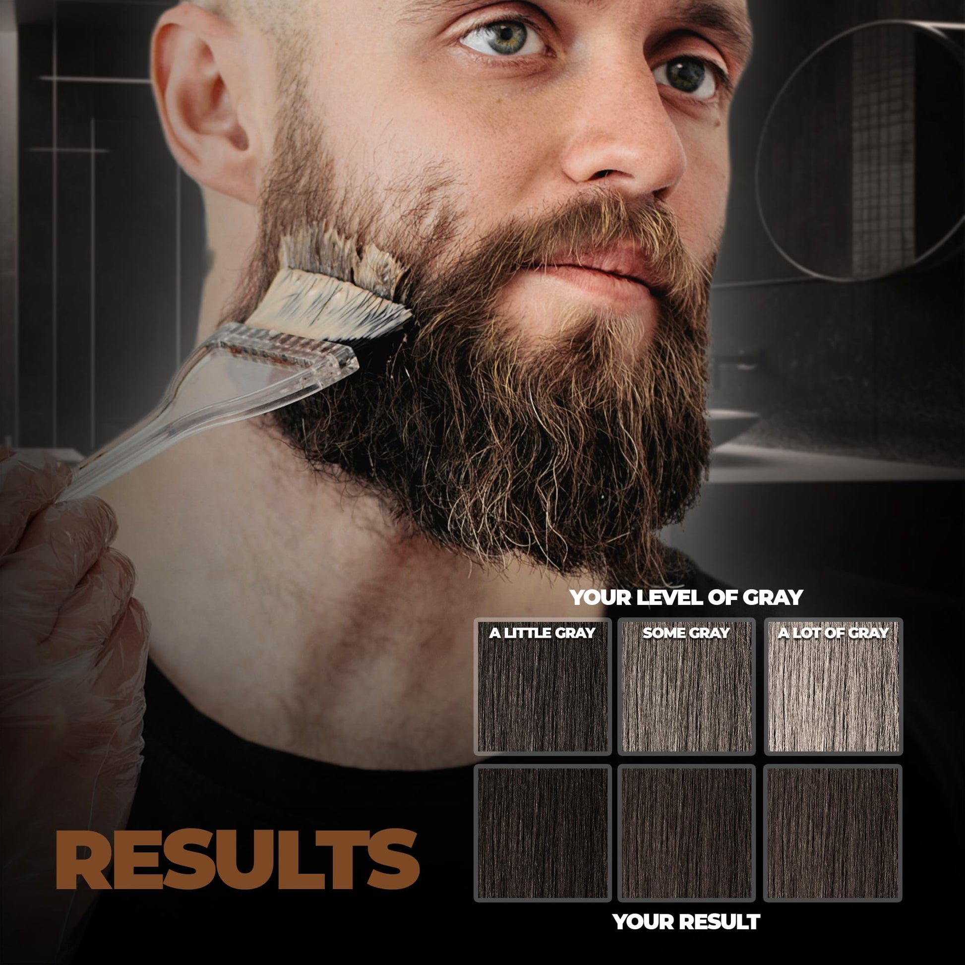 Beardo Beard Color For Men - Natural Dark Brown, 60ml | Long Lasting | No Ammonia | Easy to apply, No Stain Beard Hair Colour for men | Skin Friendly Hair dye | Full Grey Hair Coverage Beard Color color from BEARDO
