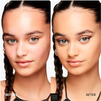 MeeTo Poreless Flawless Liquid Semi-Matte Foundation Makeup, Lightweight & Full Coverage, Hydrating Cream Concealer for Dark Circles and Blemishes, Improves Uneven Skin Tone, Creamy Beige Color, 40ml  from MeeTo