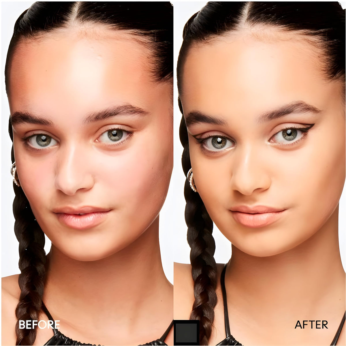 MeeTo Poreless Flawless Liquid Semi-Matte Foundation Makeup, Lightweight & Full Coverage, Hydrating Cream Concealer for Dark Circles and Blemishes, Improves Uneven Skin Tone, Creamy Beige Color, 40ml  from MeeTo