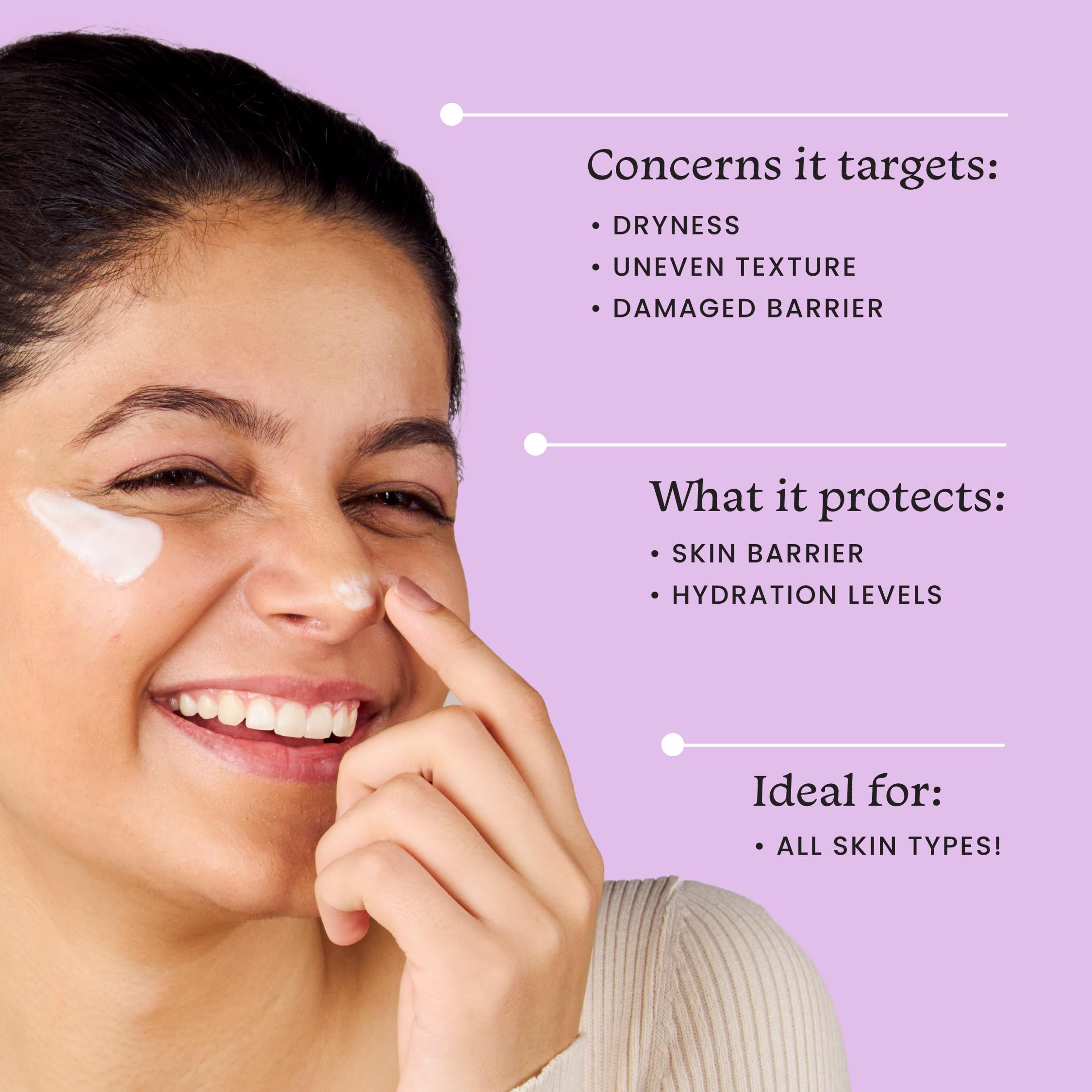 Foxtale 5x Hydrating Ceramide Moisturizer for Face | Micro Hyaluronic Acid & 3 Ceramides | Lightweight | Fast Absorbing | Repairs Skin Barrier and Texture | Men & Women - 50ml  from FoxTale