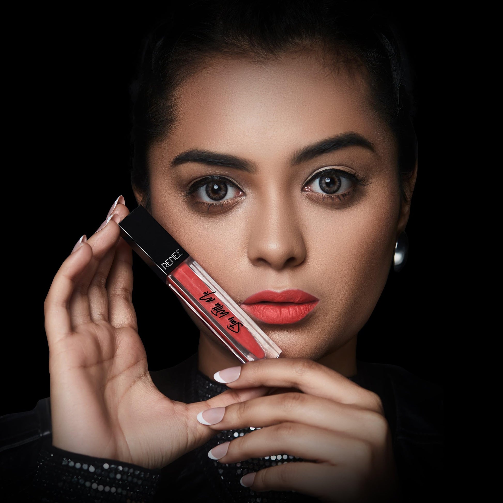 RENEE Stay With Me Matte Lip Color - Slay With Salmon 5ml| Long lasting, Light Weight & Non Transfer Formula| Water & Smudge Proof  from RENEE